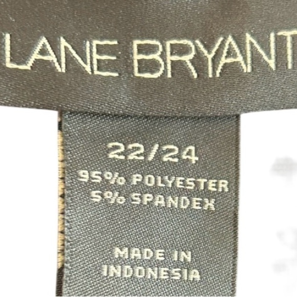 Lane Bryant black full zipper stretch A-line blazer Size 22/24 - Picture 8 of 8